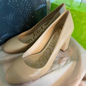Like NEW Sam Edelman Nude Block Heels